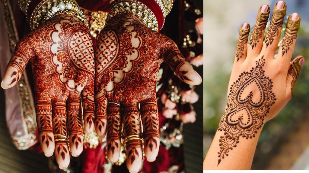 Valentine Day Mehndi Design