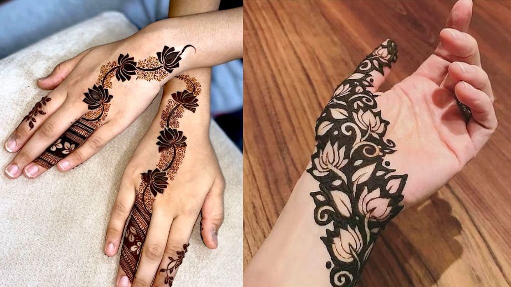 Valentine Day Mehndi Design