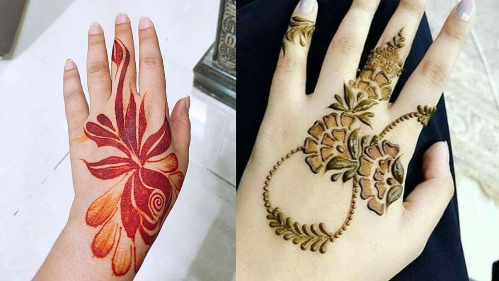 Simple Back Hand Mehandi Design