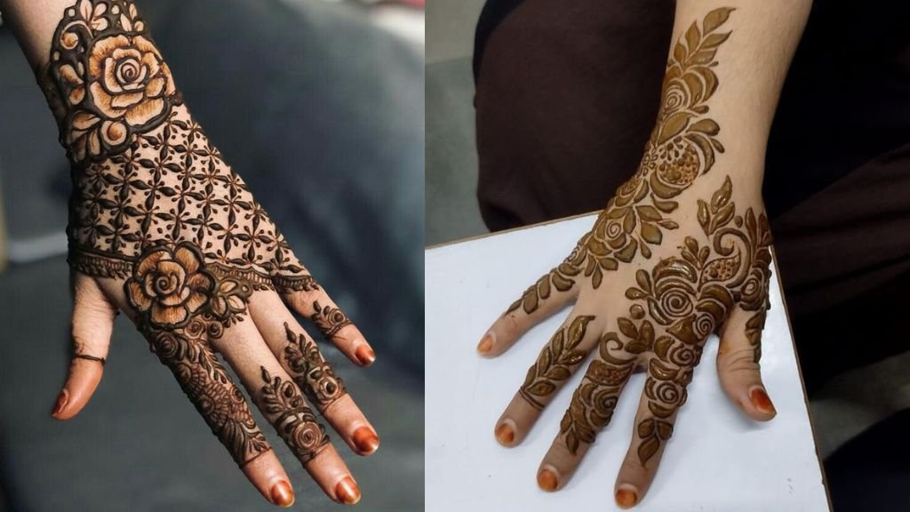 Simple Back Hand Mehandi Design