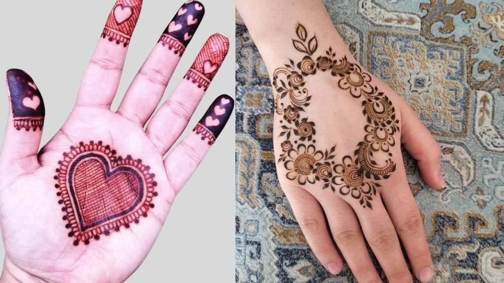 Valentie Day Special Mehndi Design