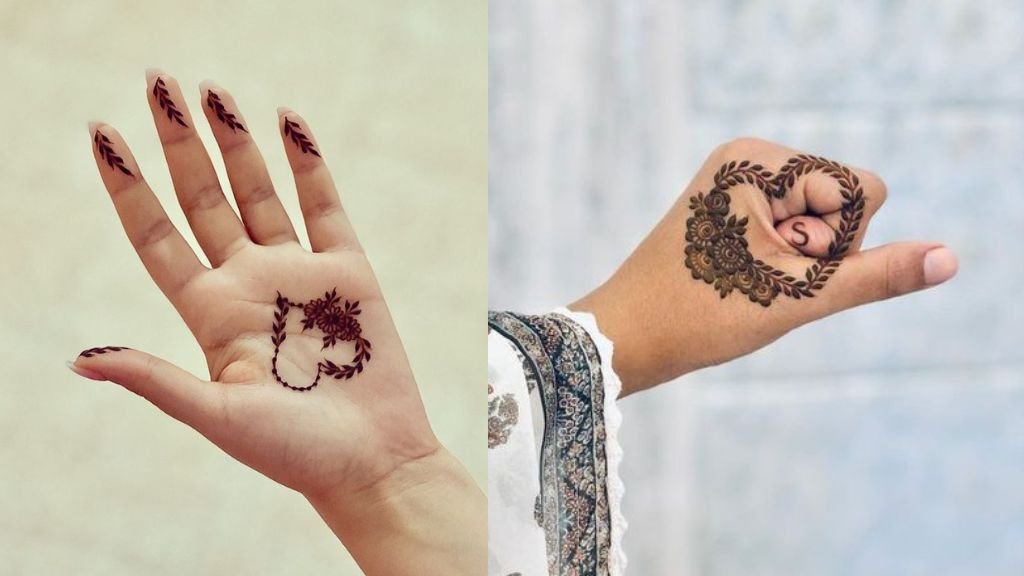 Valentie Day Special Mehndi Design