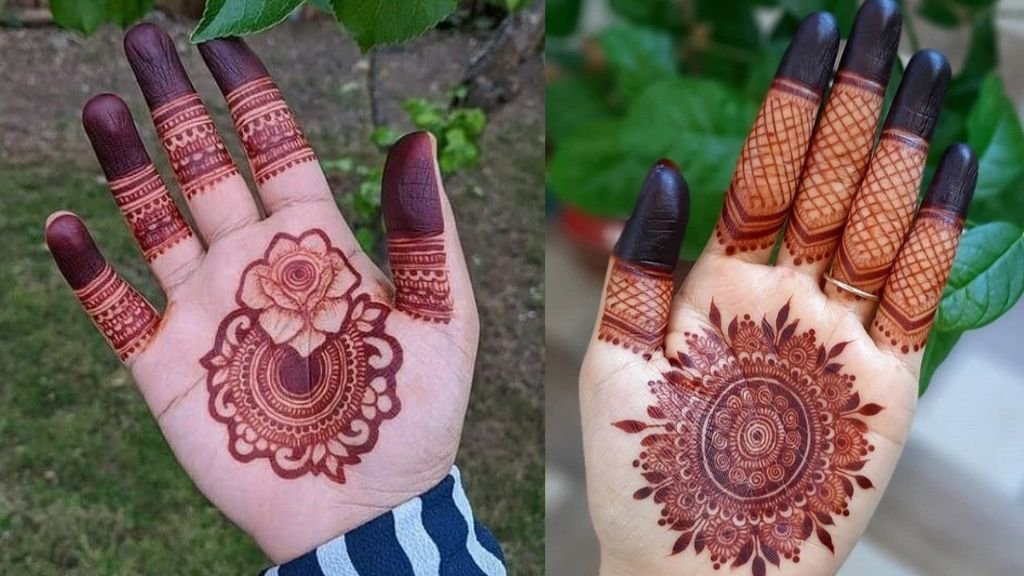 Phool Wali Mehandi Design