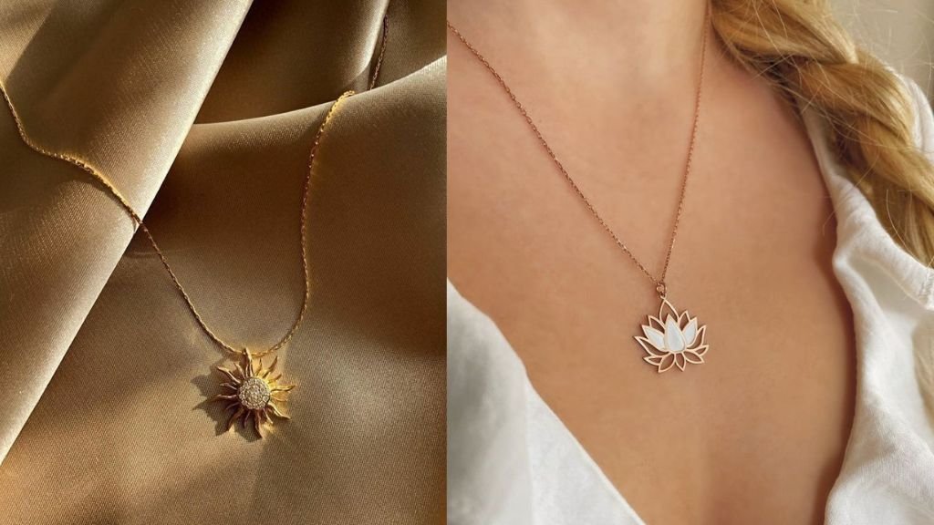 Gold Pendant for Women