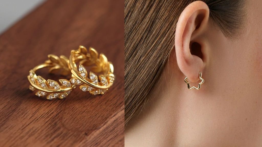 Gold Earrings for Girls