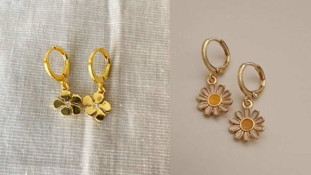 Gold Earrings for Girls