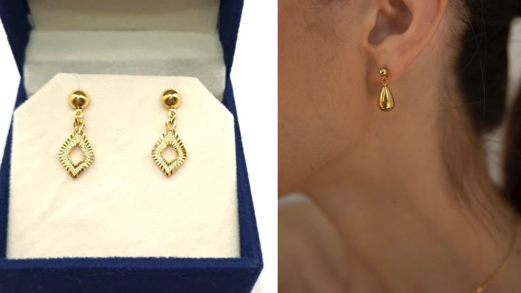 2 Gram Gold Earrings New Design