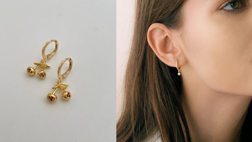 2 Gram Gold Earrings New Design