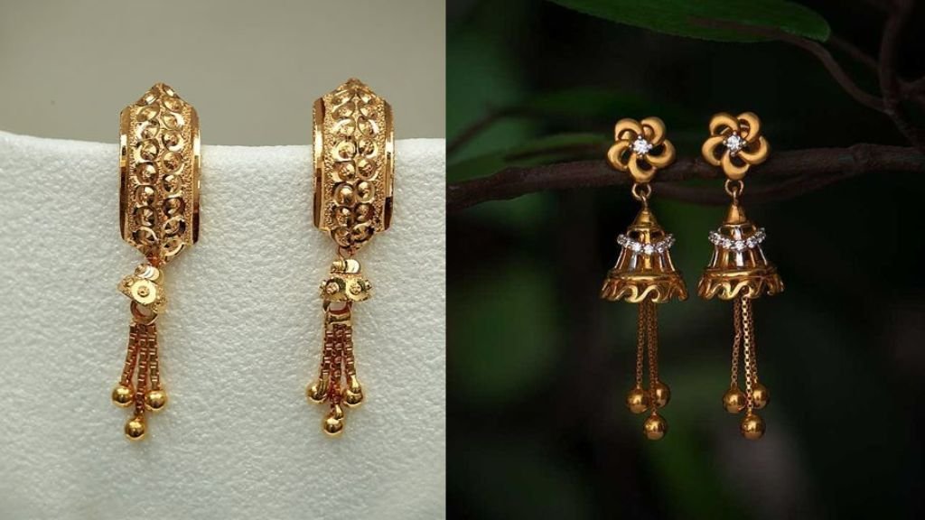 Traditional Gold Earrings
