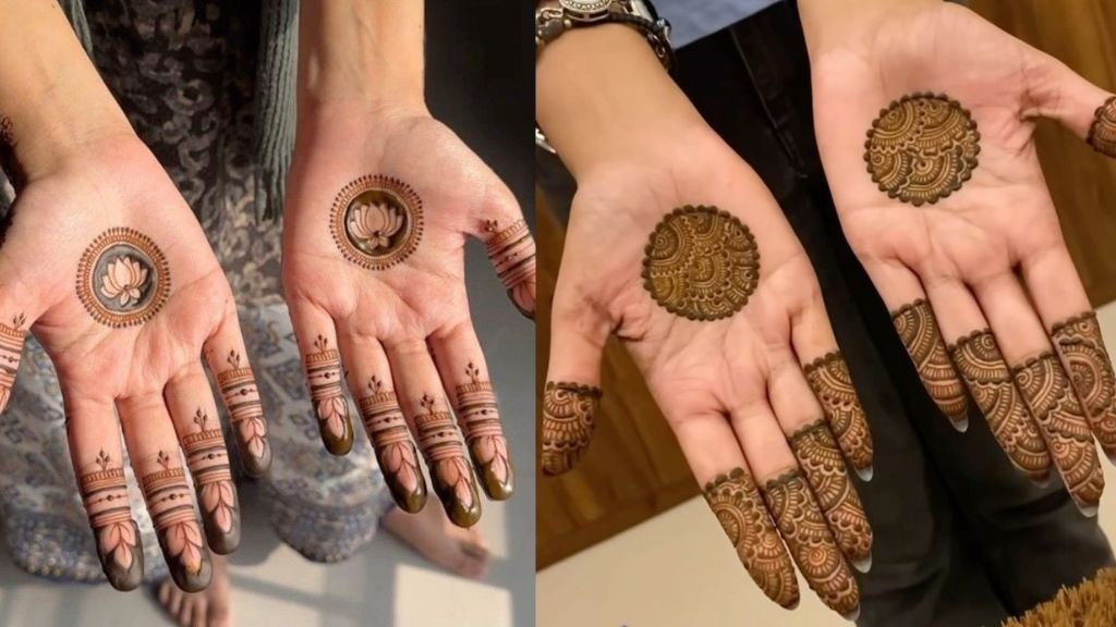 Mehndi Finger Design Front